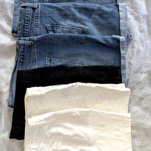 Stylish Women's Jeans Collection - Blue, Black, White
